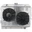 Jahutusradiaator Dodge 4 rida koos ventilaatoriga Dodge, Plymouth 68-74