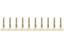 Female pin to Deutsch connector 0.75-2mm2 nickel (10pcs)