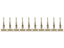 Male pin to Deutsch connector 0.75-2mm2 nickel (10pcs)