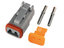 Connector 2-pin DT series male