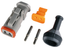Connector 2-pin DT series male with boot