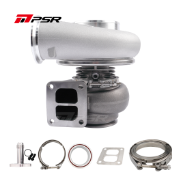 Turbocharger Pulsar PSR 7685E 1500HP 1.28 T4 Divided Inlet 4" V-Band Outlet Ball Bearing