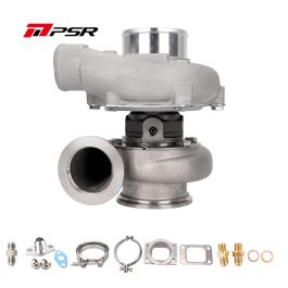 Turbocharger Pulsar PSR 3576 Gen2 .82 Stainless Steel Adapter T3 Inlet 3" V-Band Outlet Ball Bearing Main image
