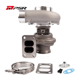 Turbocharger Pulsar PSR 6466E 900HP .86 T3 Divided Inlet 3" V-Band Outlet Ball Bearing Main image