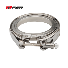 Pulsar PSR Stainless Steel Flange Clamp Kit V-Band 1.28A/R 4" OD Tubing Slip On and Weld for 6275G / 6775G / 7375G / 7975G / 7782G Turbos Main image