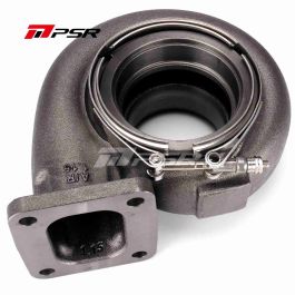 Pulsar PSR 82G Turbine Housing T4 Twin Scroll Inlet V-Band Outlet ( fits 3.5" OD Tubing ) 1.15 A/R with Flange Kit for 7782G / 8582G / 6782G Turbos Peamine pilt