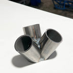 3 into 1 DIY Turbo Exhaust Manifold Merger Mild Steel