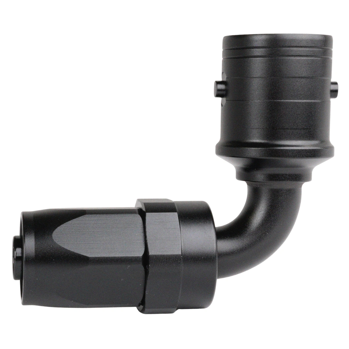 AN12 90° Quick-Connect hose end