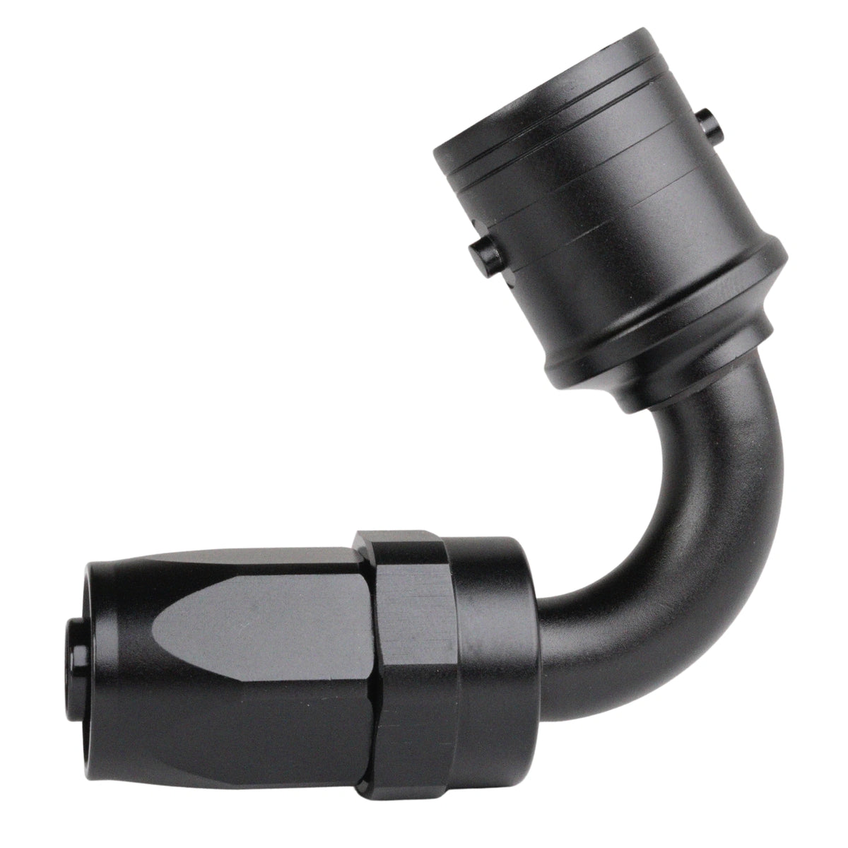 AN4 120° Quick-Connect hose end