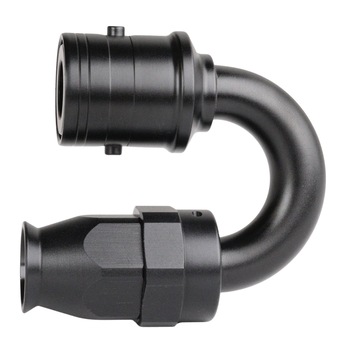 AN6 180° PTFE Quick-Connect hose end Main image