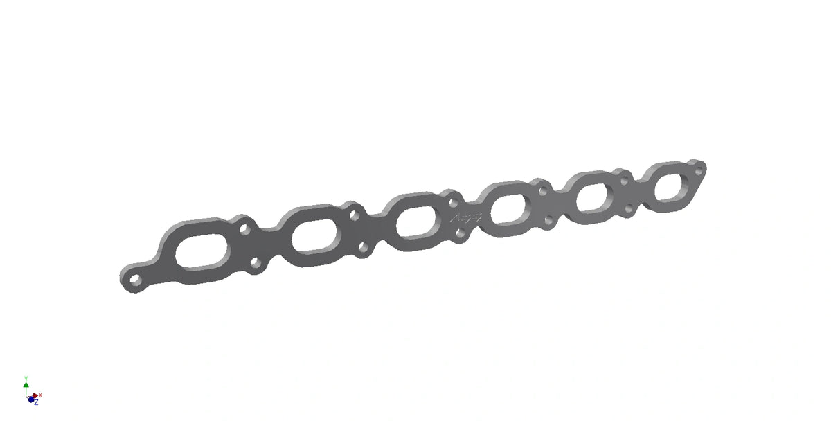 Exhaust flange Volvo 6cyl 10mm