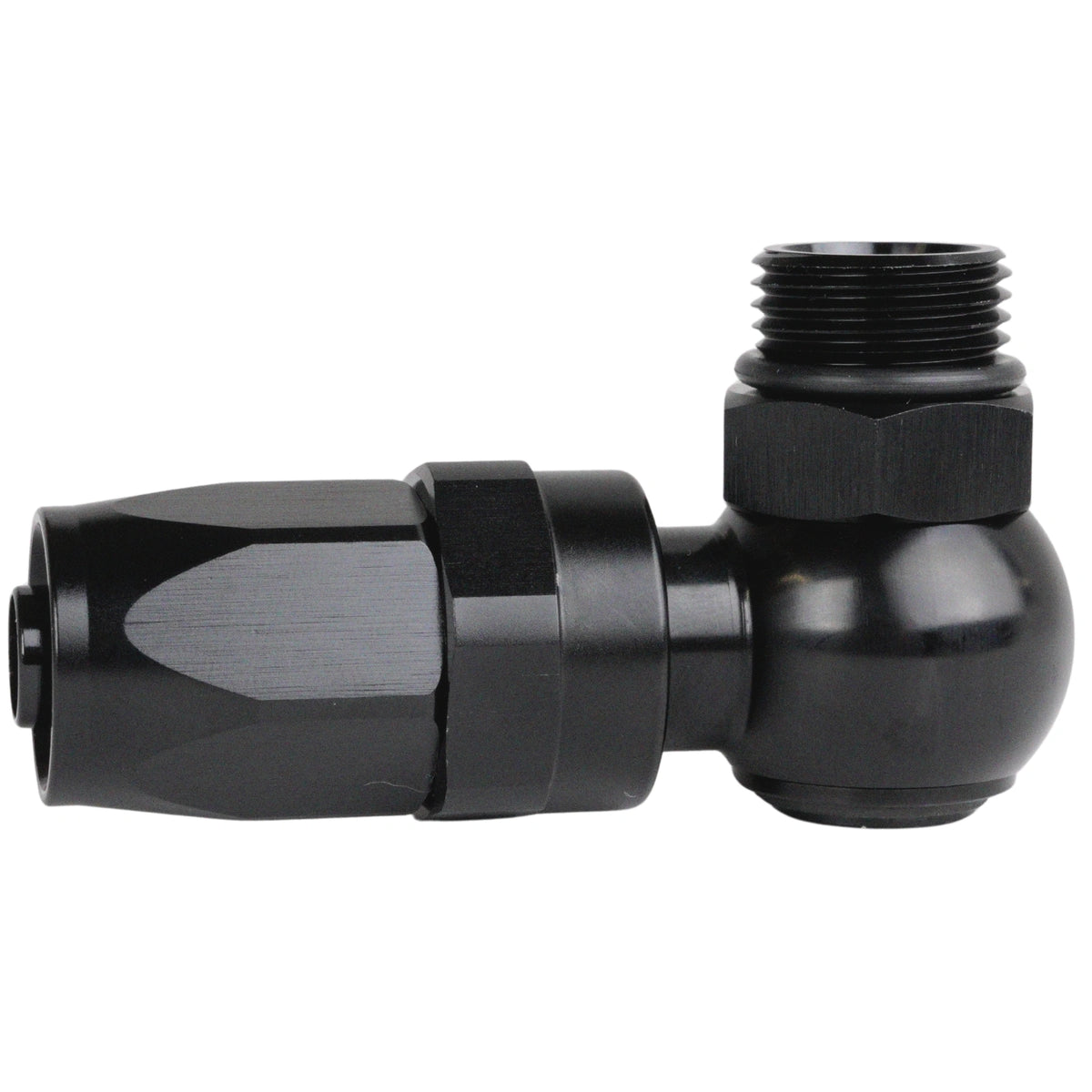 AN8 Banjo 90° short elbow - hose end Main image