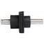 Bulkhead lead-through Battery cable (2x 5,7mm Quick connector) Black