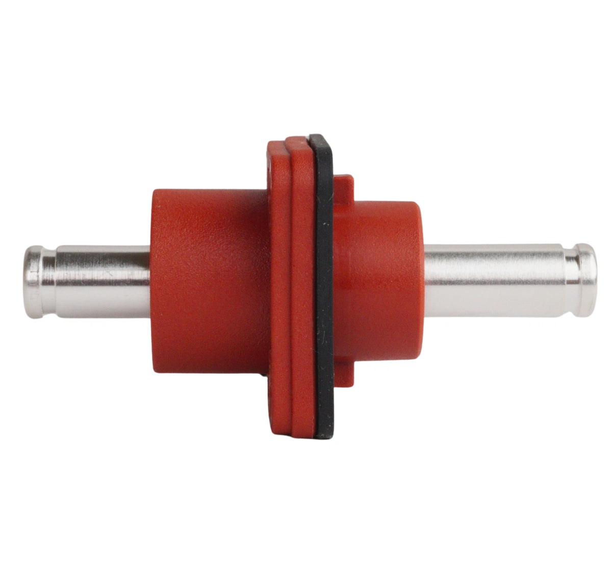 Bulkhead lead-through Battery cable (2x 5,7mm Quick connector) Red