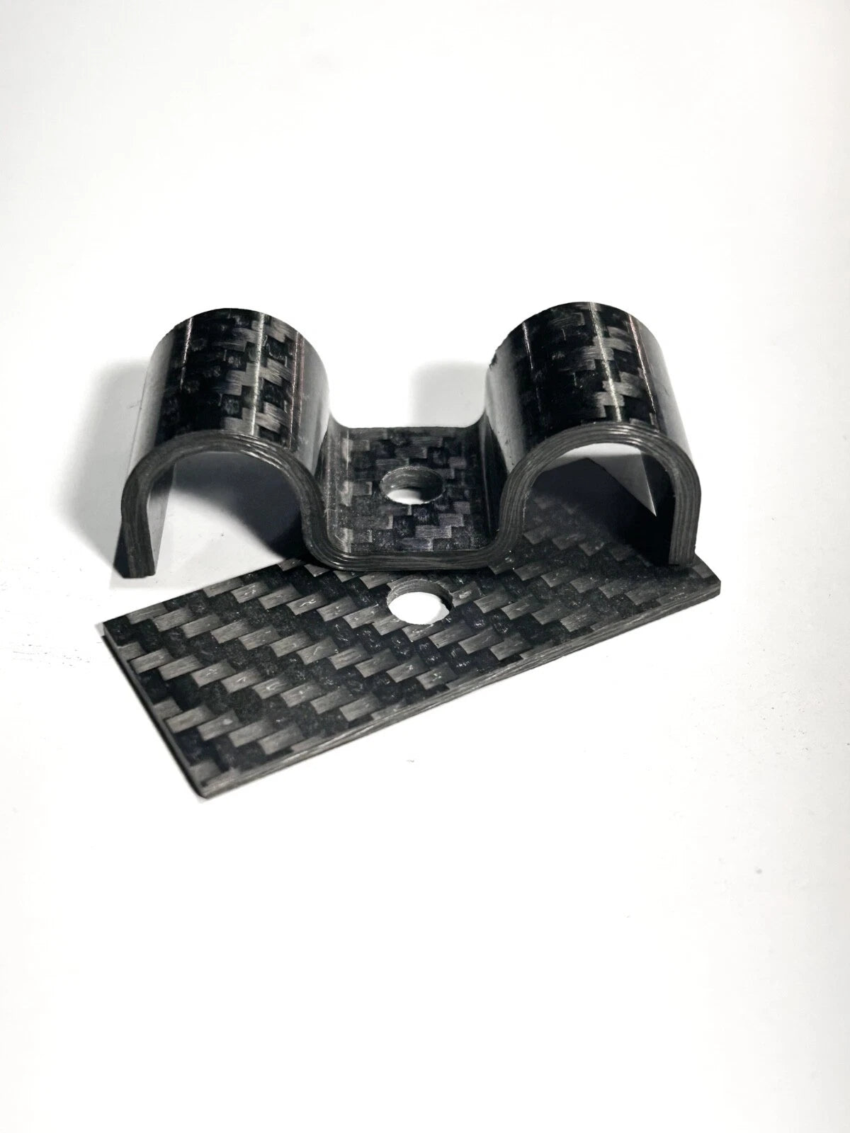 Carbon Fiber Hose clamp for AN10/17mm OD hose Secondary image