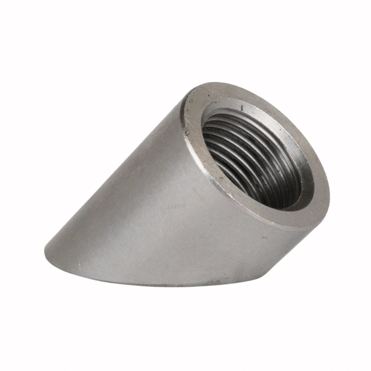 Curved lambda nut M18x1.5 Stainless steel (45°) Main image