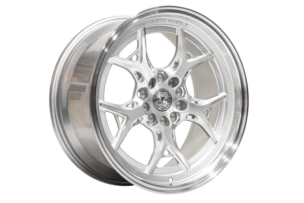 59North D-014 – Brushed Silver / Polished Lip Peamine pilt