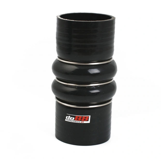 Silicone hose Black Flex Connection 2-Humps 2,5'' (63mm)