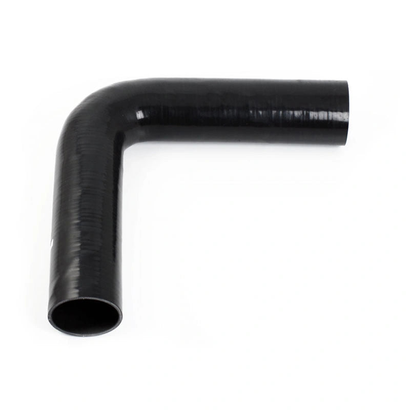 Silicone hose Black 90 Degree Long legs 1,5'' (38mm) Main image