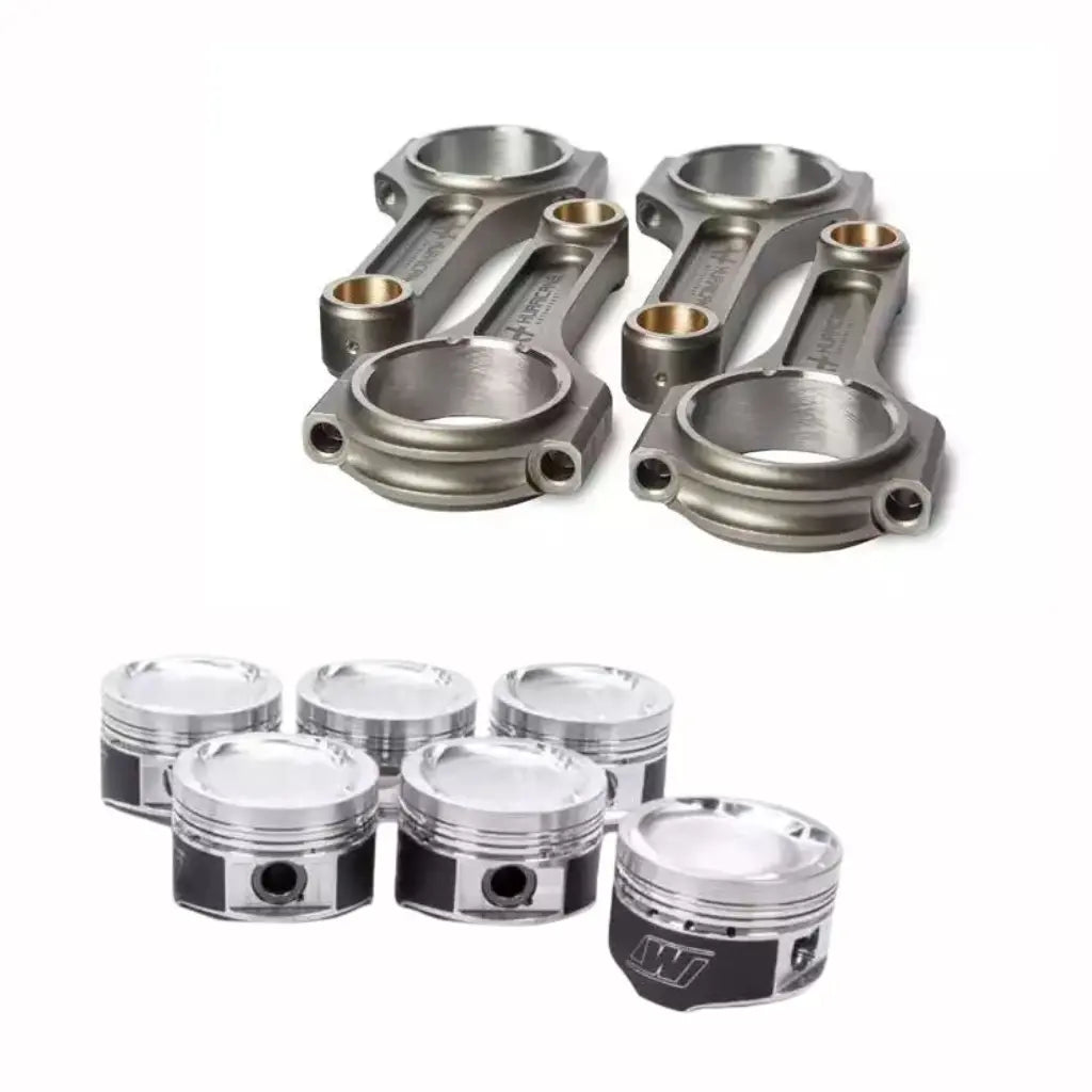 KIT Wiseco/Hurricane Pistons+Connecting Rods Toyota Supra 2JZ (86.50mm) Main image