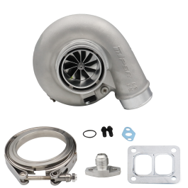 Turbocharger Pulsar PSR 7375G Compact 1200HP 1.28 T4 Twin Scroll Inlet 4" Vband Outlet Ball Bearing