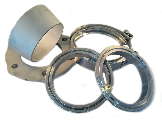 Holset Super HX35 4-bolt - 3" v-band kit SS Main image