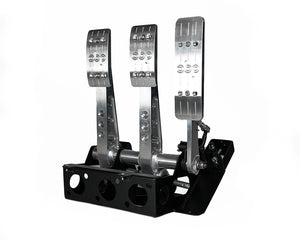 Floor mounted pedal box cockpit