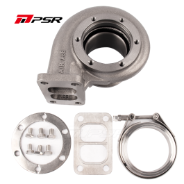 Pulsar PSR Turbine Housing Drop in Precision PTE Ball Bearing T4 Open 0.63 A/R Stainless Steel for 6266 / 6466 / 6766 Main image