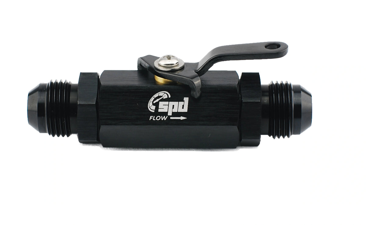 Shut-off valve AN12 black Main image