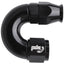 AN10 hose end 180 ° Full flow PTFE