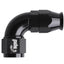 AN10 hose end 90 ° Full flow PTFE