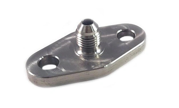 AN4 oil inlet flange SS Holset - Precision - Garrett