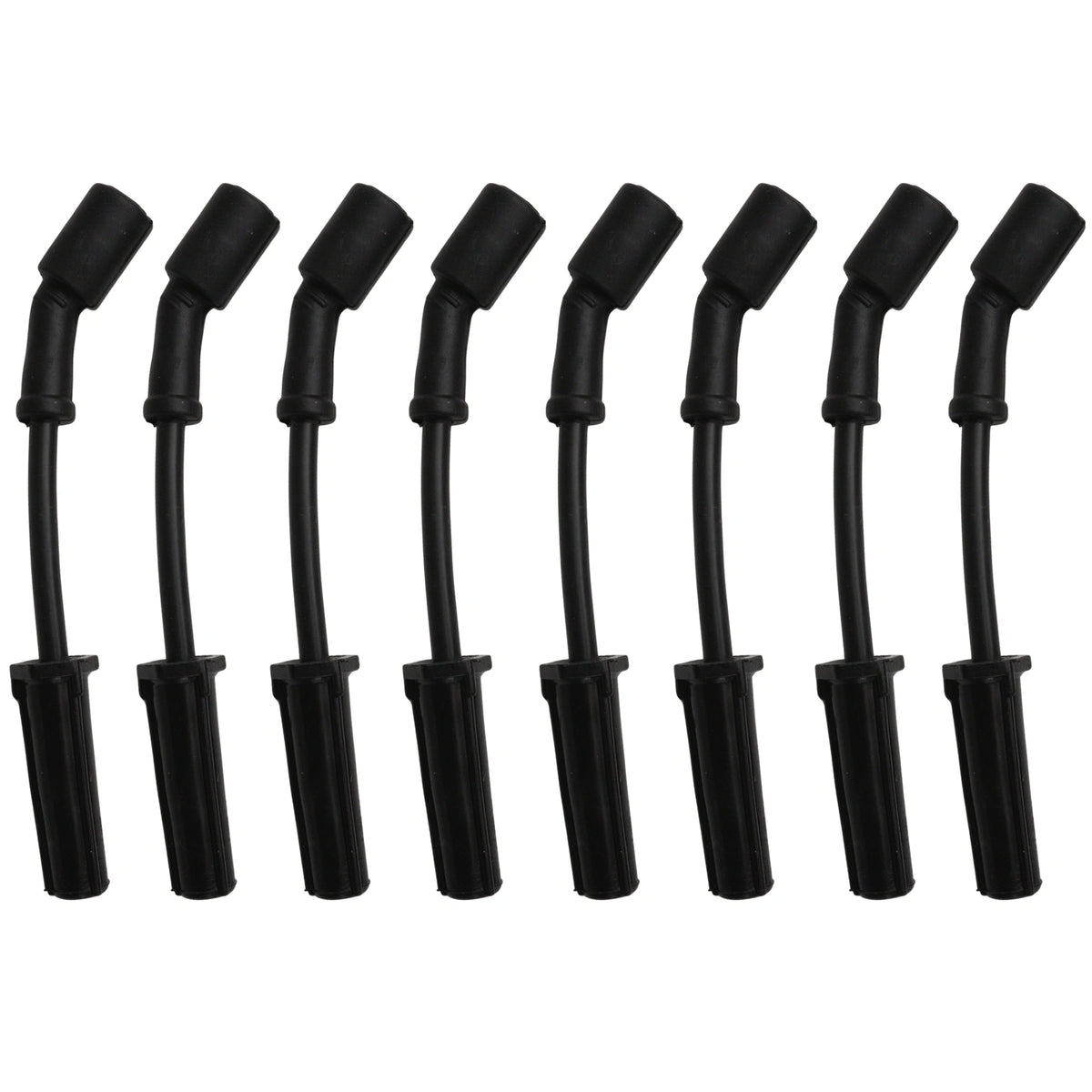 GM LS Ignition cable set straight angle Black Main image