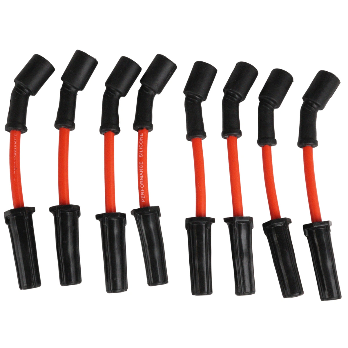 GM LS Ignition cable set straight angle Red Main image