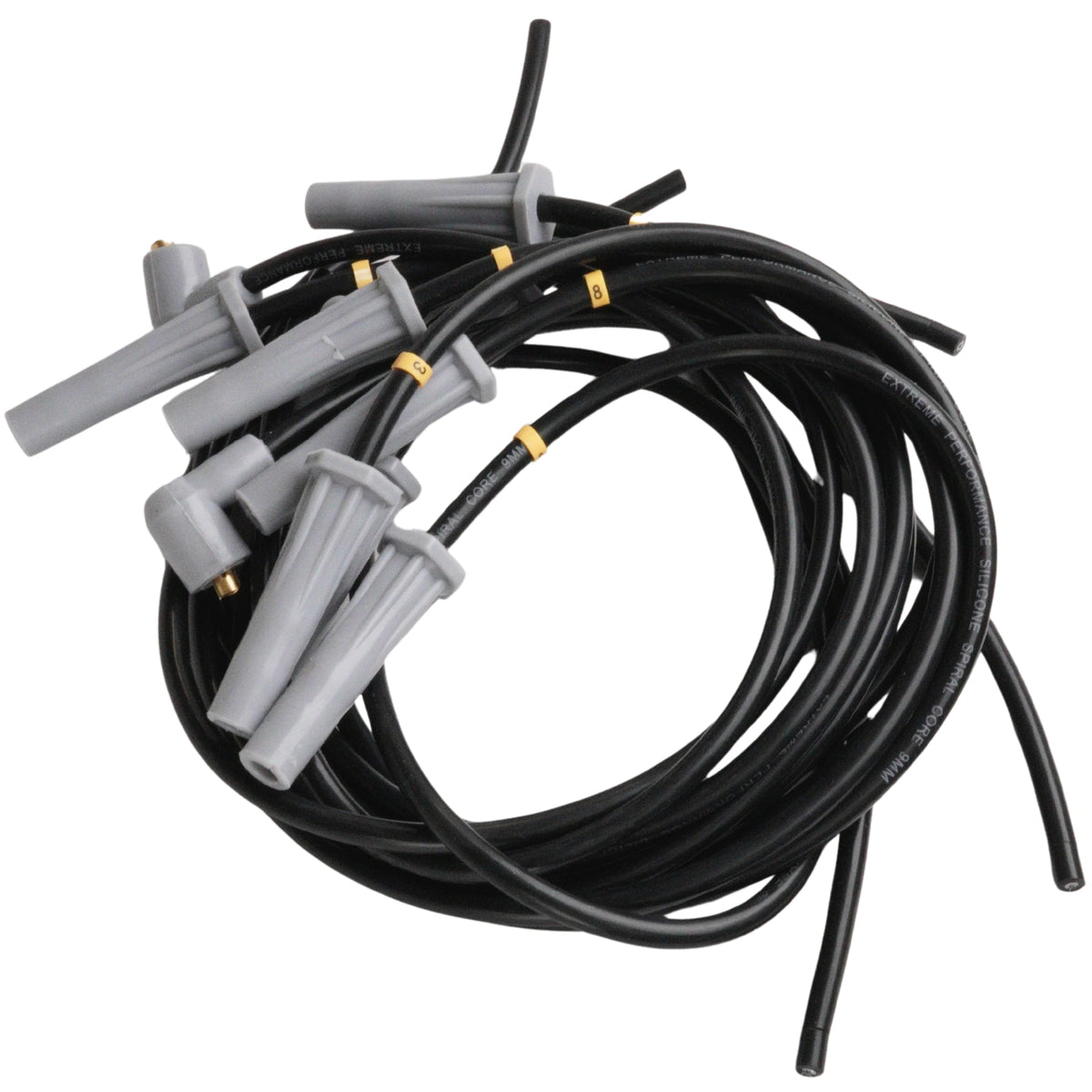 Ignition cable set straight angel Black Main image