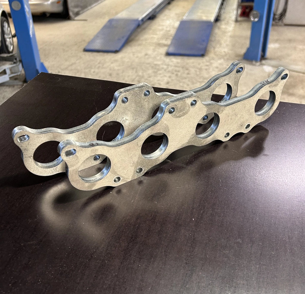 Volvo B8444S V8 Yamaha exhaust manifold flange