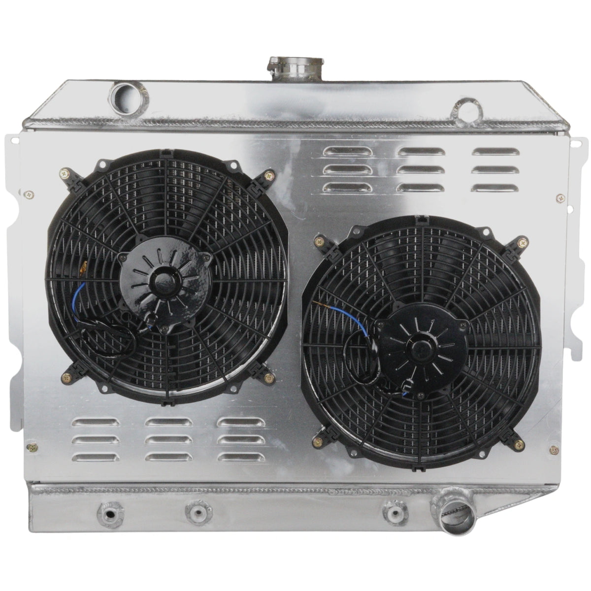 Jahutusradiaator Dodge 4 rida koos ventilaatoriga Dodge, Plymouth 68-74