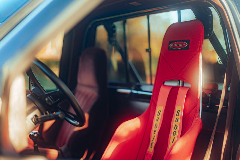 Kirkey race seat with Sabelt harnesses