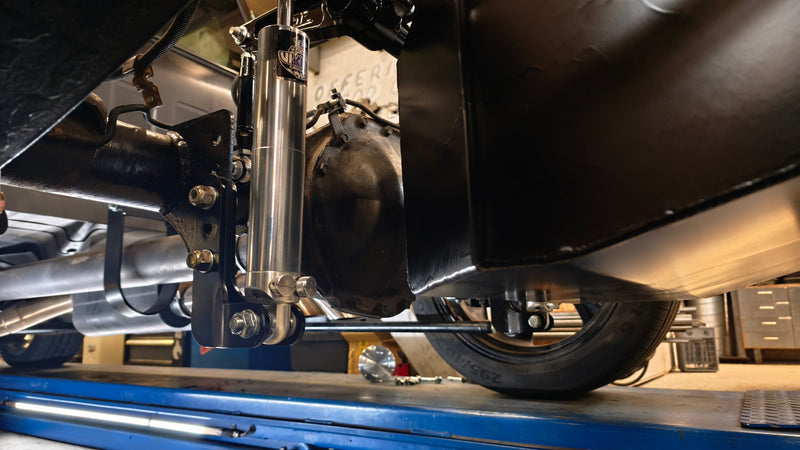 Viking rear coilover on a new shock bracket with uniball anti-roll bar link