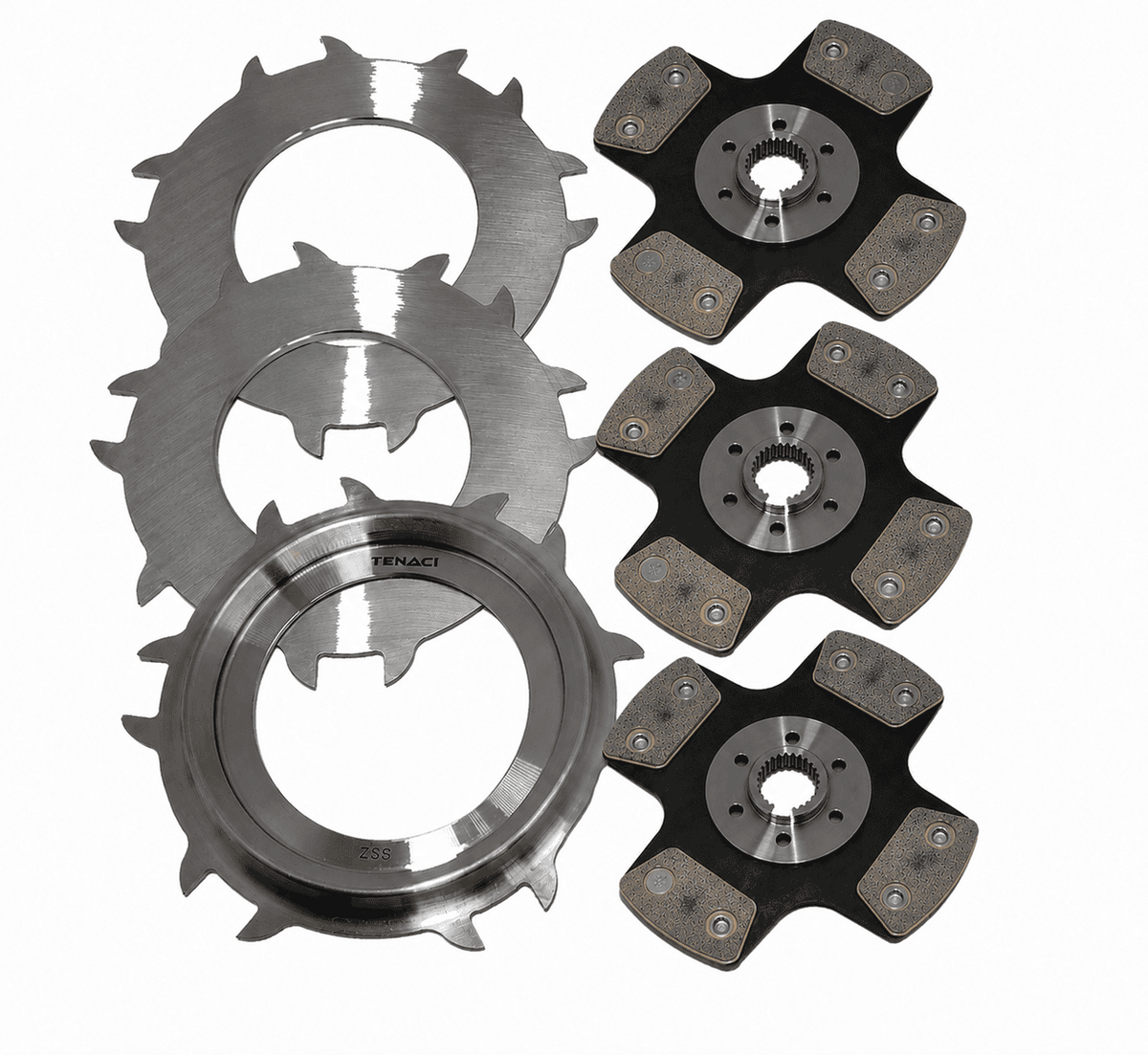 Tenaci 3-disc clutch replacement kit 4-puck – 184 mm