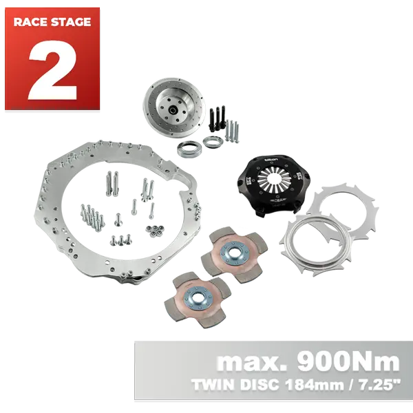 PMC RACE STAGE 2 GM Chevrolet LS - Nissan 350Z Z33 370Z Z34 - 184mm / 7.25" (P)