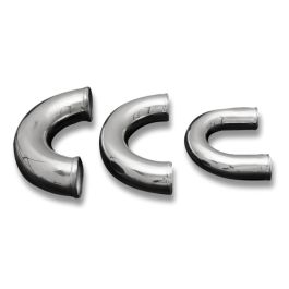 Aluminium elbow 180' 16mm, 30cm