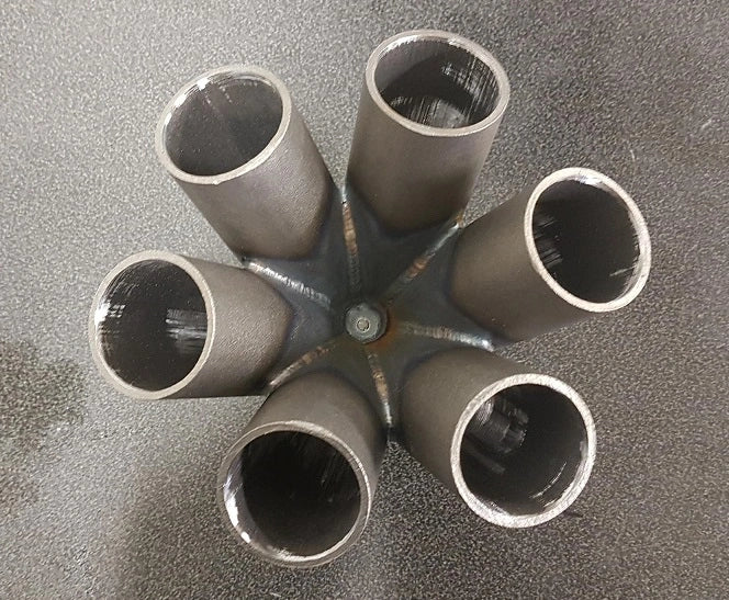 Merge collector 6 cylinder round steel Main image