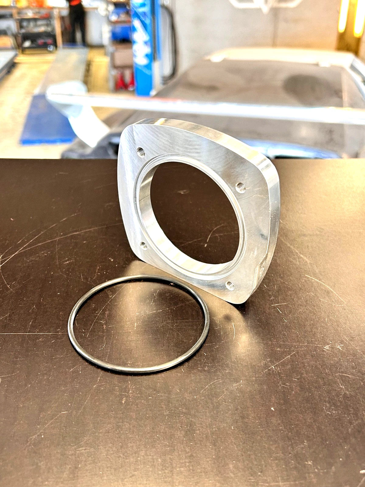 XL Flange for 74mm Bosch Motorsport DBW electronic throttlebody Secondary image