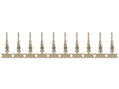 Male pin to Deutsch connector 0.75-2mm2 nickel (10pcs) Main image