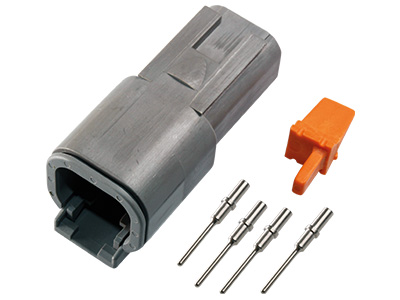 Connector 4-pin DTM series Female