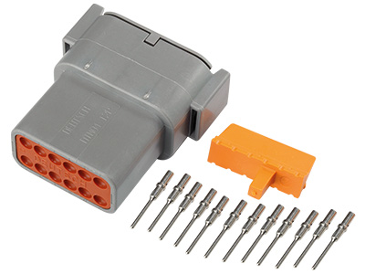 Connector 12-pin DTM series Female
