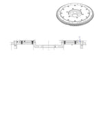 Tenaci Modular Flywheel 200 mm clutch for Mercedes OM606, OM603, M104,